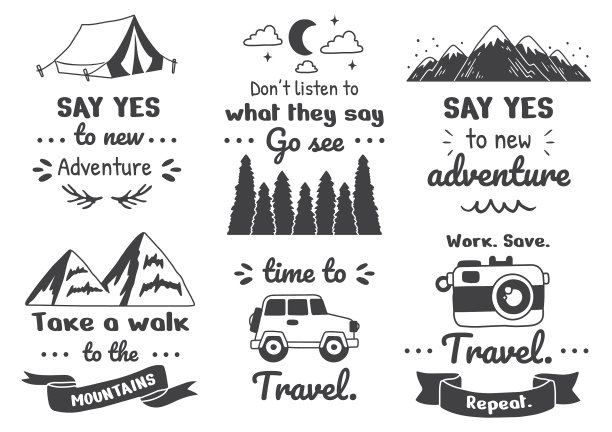 复古的旗帜图片下载