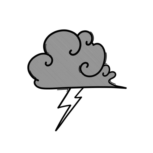 迅雷涂鸦图标素描手绘图片下载