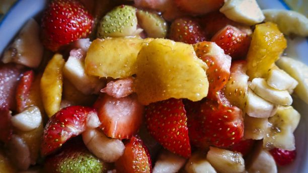 马其顿菜，混合时令水果图片下载