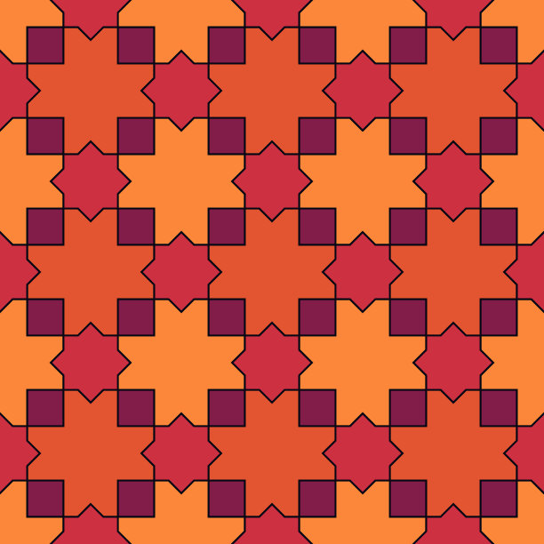无缝模式。摩洛哥星形和十字形瓷砖装饰。东方传统的装饰。重复的几何形状。古代马赛克墙纸。民族图案。几何电子纸图片下载