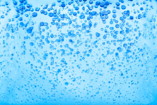 气泡液体墨水中的微距拍摄图片下载