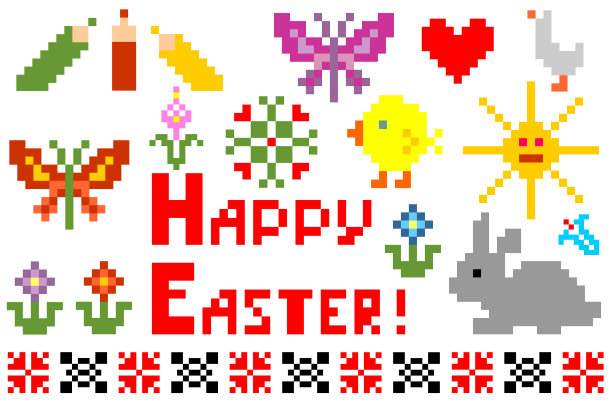 复活节将刺绣图片下载