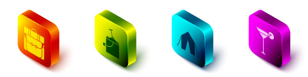 设定等距徒步背包沙桶与图片下载