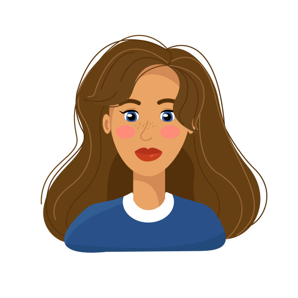 可爱的肖像一个女孩的蓝眼睛粉红色图片下载