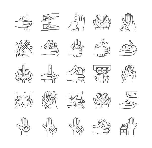 大set手洗个人卫生图片下载