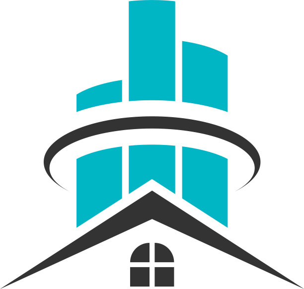 房地产房子图标设计模板图片下载