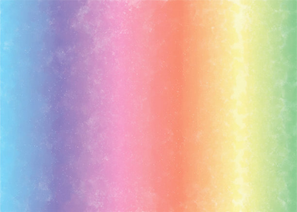 水彩背景与彩虹颜色。图片下载