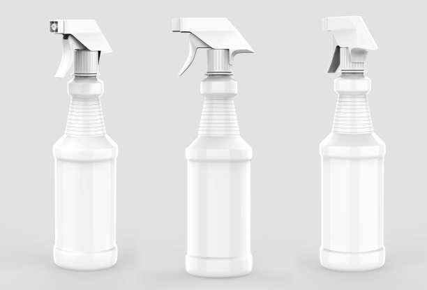 空白塑料喷雾清洁剂瓶图片下载