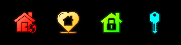 将房子置于心形保护之下图片下载