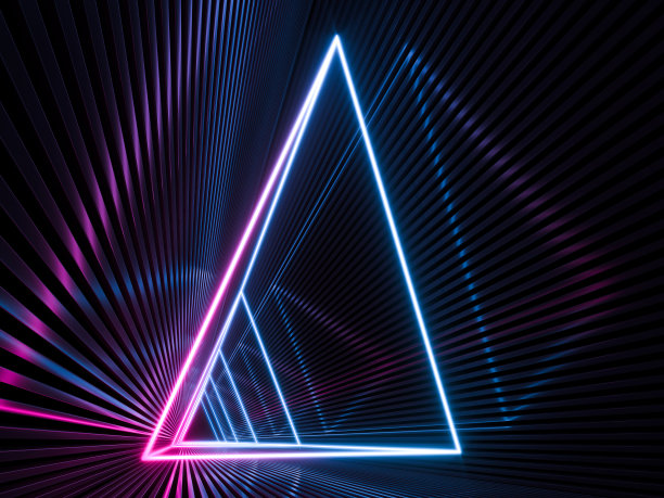 霓虹灯的背景图片下载