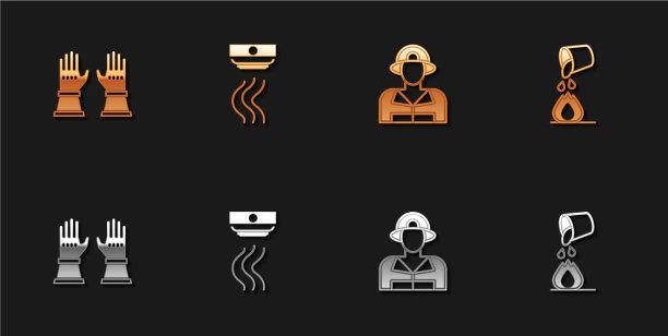 设置消防手套烟雾报警系统和图片下载