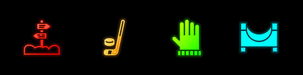 设置道路交通路标，冰球棍和图片下载