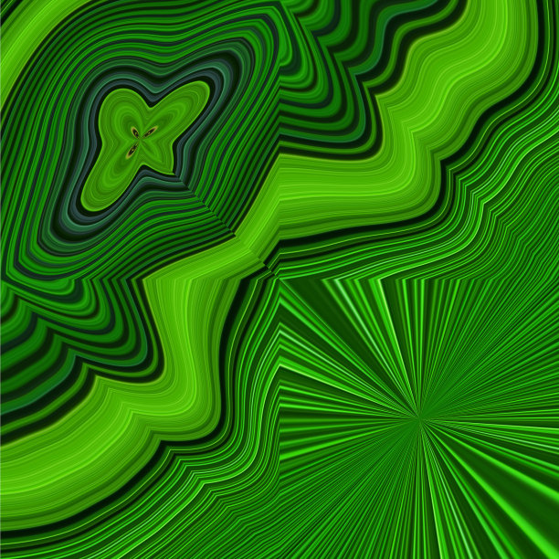 绿色的曲线，抽象的背景图片下载