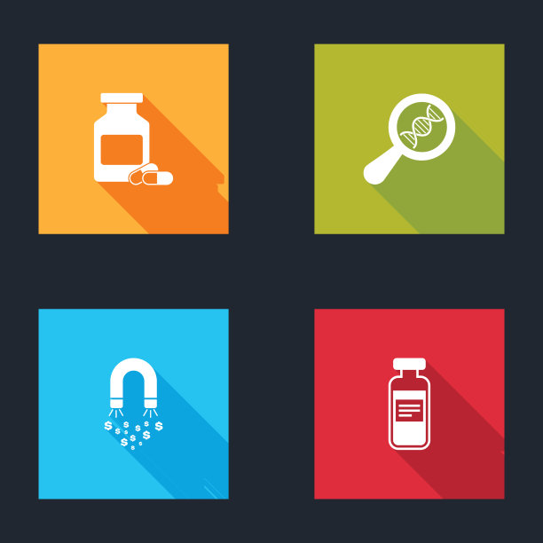 设置药瓶和药丸的DNA研究图片下载