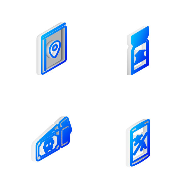 设置等距线博物馆门票封面书图片下载