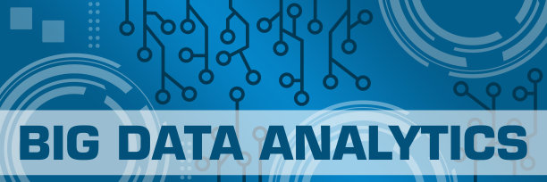 大数据分析蓝技术背景电路蓝水平图片下载