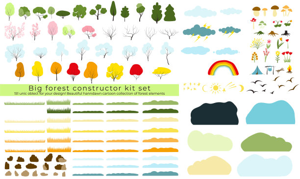大集森林公园和气象要素图片下载