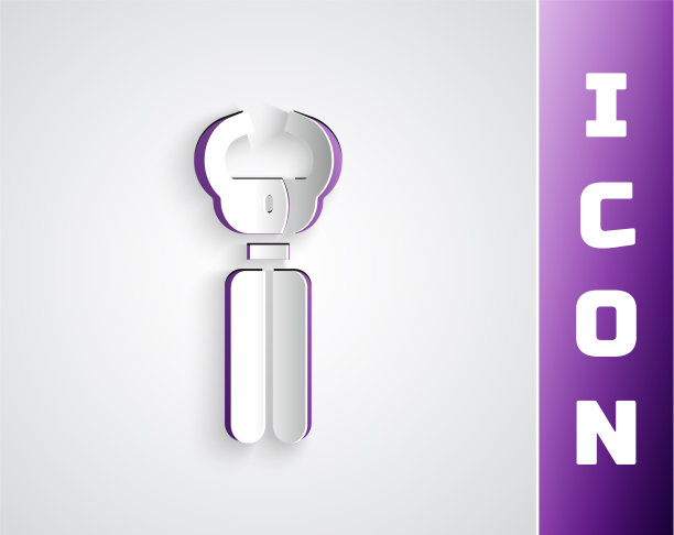 剪纸剪毛宠物图标孤立图片下载