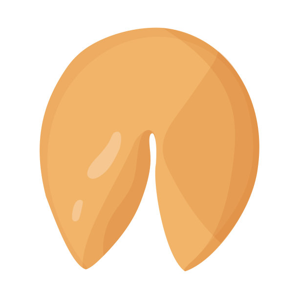 幸运饼干被隔离图片下载