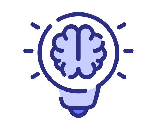 思维过程中思维单一孤立的图标图片下载