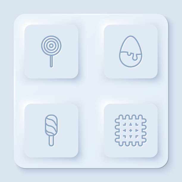 定线棒棒糖巧克力蛋冰淇淋和图片下载