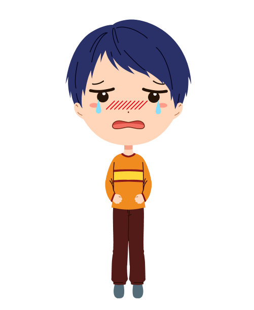 哭泣的男孩图片下载