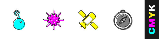 设置炸弹准备引爆水雷卫星图片下载