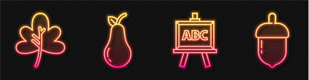 设线、黑板、叶、梨和叶图片下载