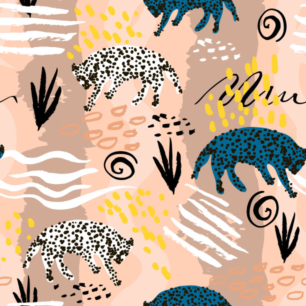 无缝模式在非洲部落风格纹理图片下载