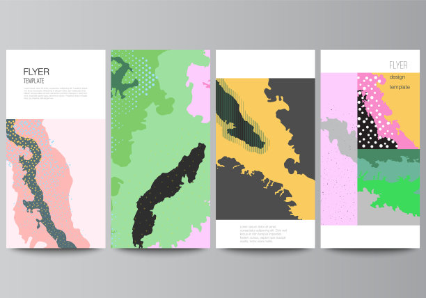 布局传单横幅设计模板图片下载