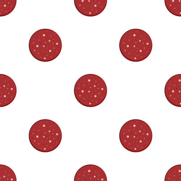 无缝模式与香肠切片腊肠图片下载