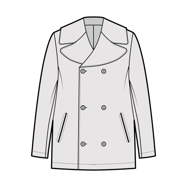 豌豆大衣技术时尚配图片下载