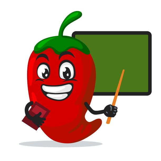 矢量插图辣椒吉祥物或角色图片下载