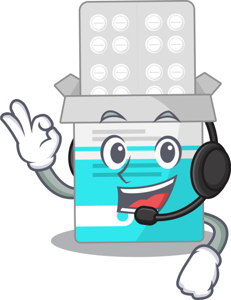 医药药瓶漫画人物图片下载