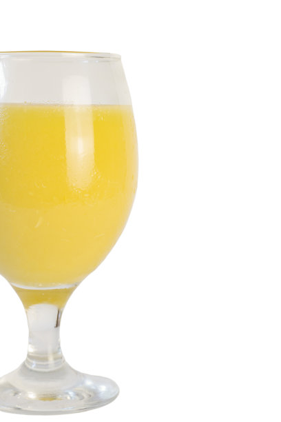 用高脚杯盛橙汁图片下载