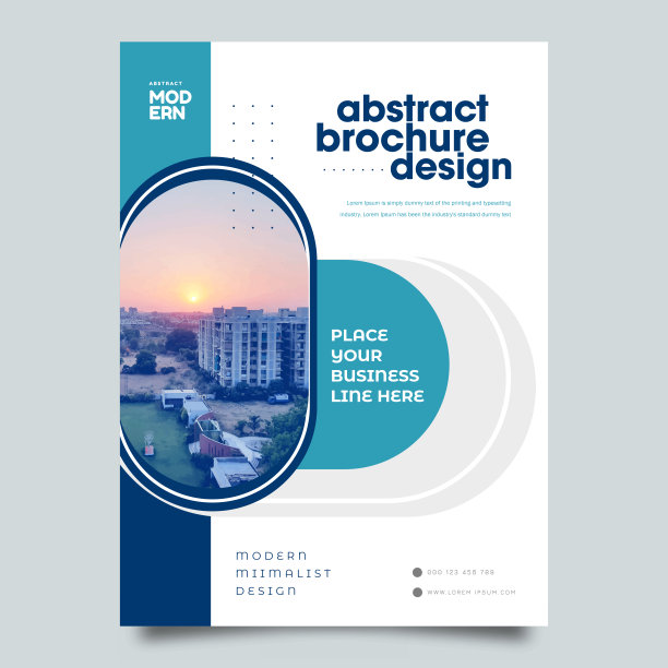 封面设计。宣传册，传单，年度报告封面模板图片下载