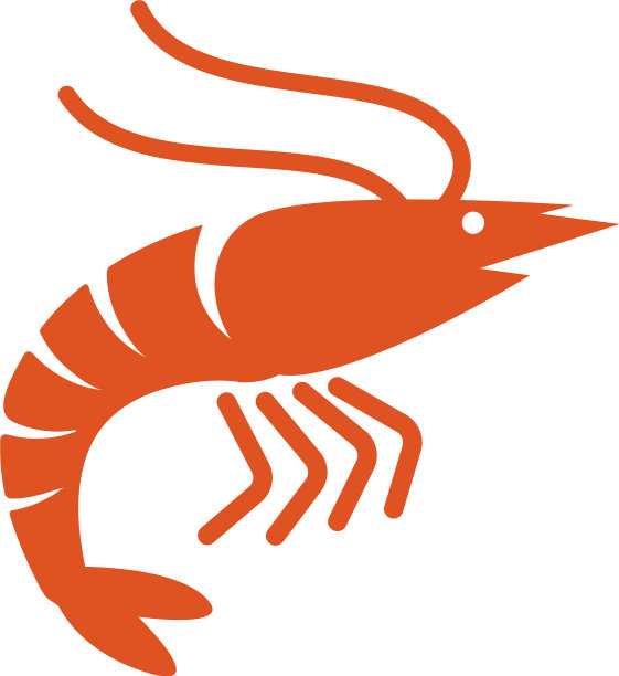 虾图标设计模板图片下载