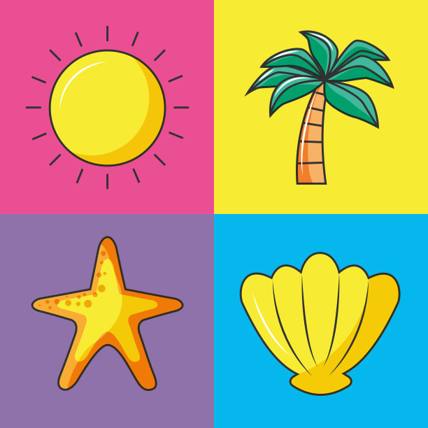 夏天的图标图片下载