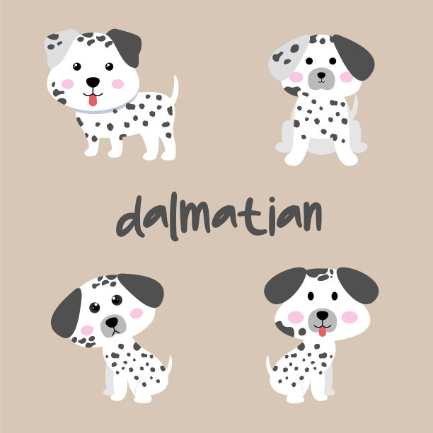 设定角色动物的各种姿势可爱图片下载