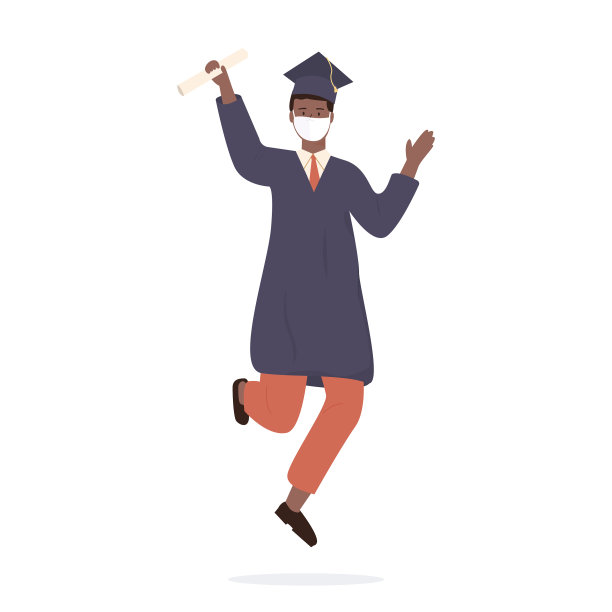 黑人男性研究生养大图片下载