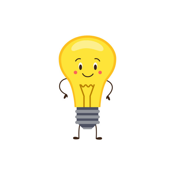 孩子气的微笑卡通人物电气图片下载