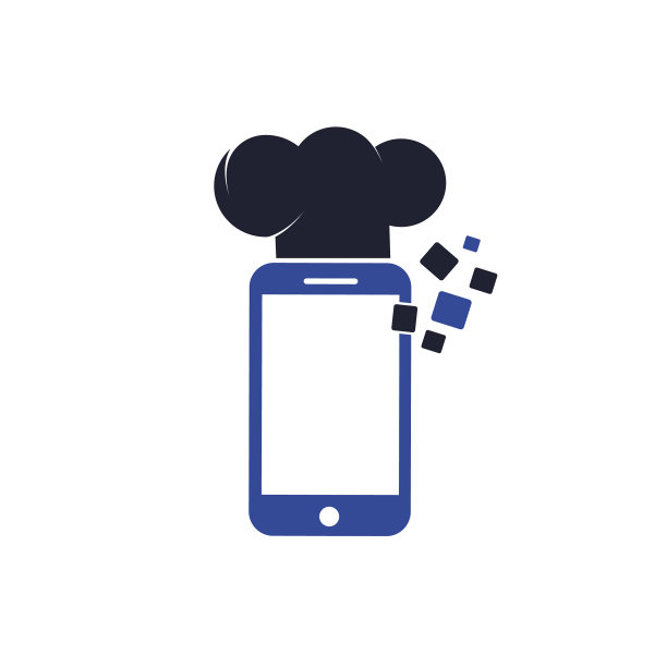 移动厨师标识设计图片下载