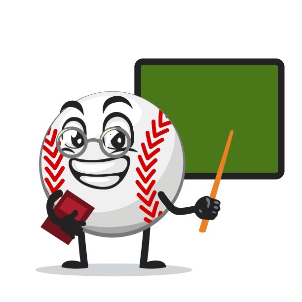 矢量插图的棒球角色或吉祥物图片下载