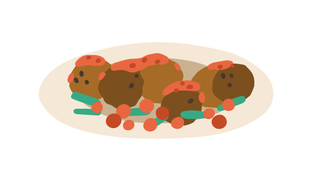 提供传统的瑞典菜与奶油酱图片下载