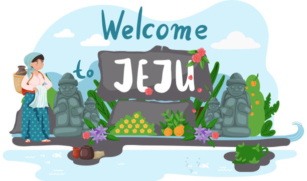 欢迎穿着民族服装的女性角色图片下载