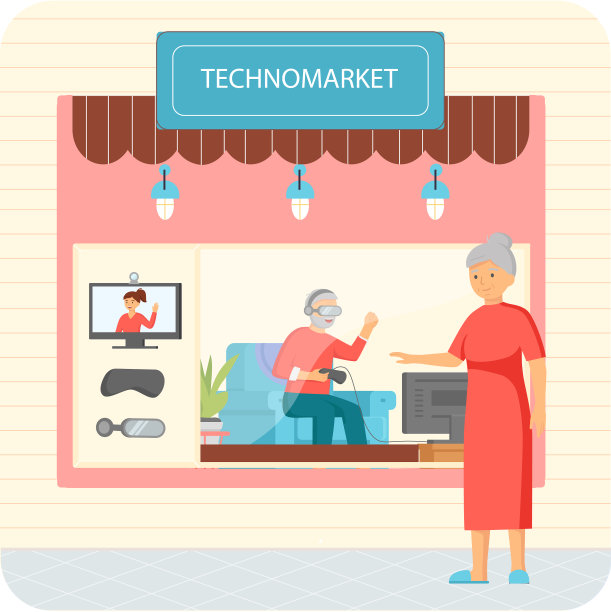 老年人和老年人一起玩电子游戏图片下载