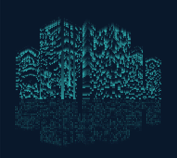 数字建筑与城市图片下载