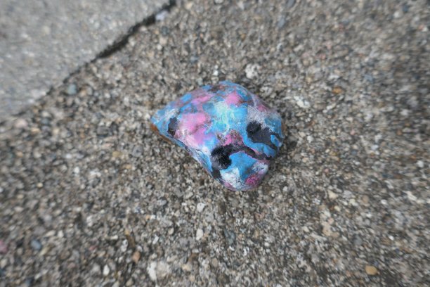 用融化的蜡笔抽象彩色岩石图片下载