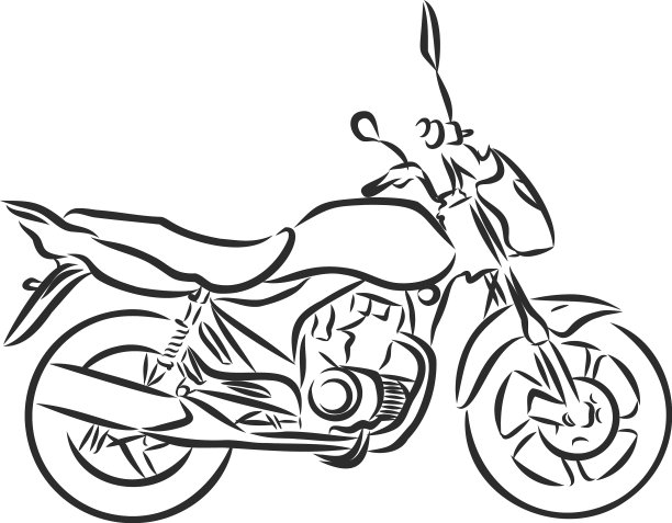 摩托车现实的黑色摩托车半脸图片下载