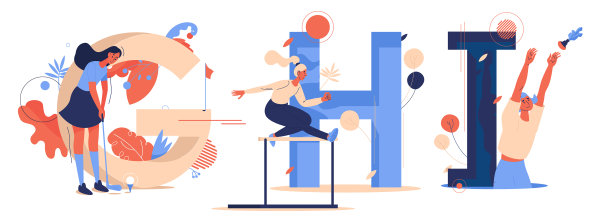 g表示高尔夫球，h表示跨栏素材图片